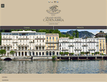 Tablet Screenshot of grandhotelcadenabbia.it